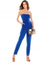 In collaboration with Brasilian musician Seu Jorge, this RACHEL Rachel Roy jumpsuit channel's Brasil's bold brights for a summer soiree look that's oh-so hot!