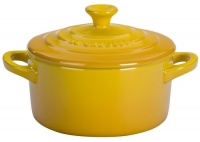 Le Creuset Stoneware 8-Ounce Petite Round Covered Casserole, Dijon Le Creuset Stoneware 8-Ounce Petite Round Covered Casserole, Dijon