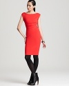 Flaunt this DIANE von FURSTENBERG ponte jersey sheath at your next cocktail affair and you're guaranteed to turn every head.