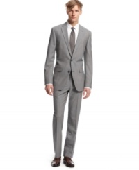 A modern remix for the working man. This suit from Bar III is a slim-fit plaid for a cool change. A modern remix for the working man. This suit from Bar III is a slim-fit plaid for a cool change.
