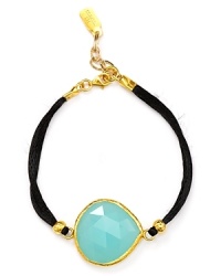 Coralia Leets' signature gemstones are styled simply on this delicate, woven silk bracelet. Stacking is encouraged. Coralia Leets' signature gemstones are styled simply on this delicate, woven silk bracelet. Stacking is encouraged.