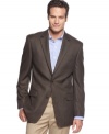 Get back to business in a strong way with this polished sport coat from Izod.