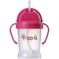 Zo-Li Bot Straw Sippy Cup Pink Zo-Li Bot Straw Sippy Cup Pink