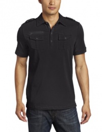 Marc Ecko Cut & Sew Men's Solid Military Polo Marc Ecko Cut & Sew Men's Solid Military Polo