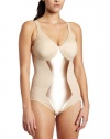 Flexees Womens Firm Control Minimizer Bodybriefer, Latte Lift, 40DD