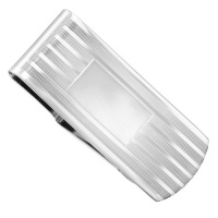 Dolan Bullock Sterling Silver Engraved Pattern French fold Money Clip Dolan Bullock Sterling Silver Engraved Pattern French fold Money Clip