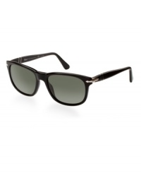 Designed and crafted in Italy, Persol - from the Italian per il sole meaning for the sun - is a favorite among tastemakers and celebrities for its impeccable fit and incredible clarity. The brand's patented Meflecto temples offer a secure fit, while crystal-tempered sunglass lenses provide protection with distortion-free vision. With a brand character that can best be described as classy, exclusive, stylish, and unique, Persol continues to go beyond trends. F Designed and crafted in Italy, Persol - from the Italian per il sole meaning for the sun - is a favorite among tastemakers and celebrities for its impeccable fit and incredible clarity. The brand's patented Meflecto temples offer a secure fit, while crystal-tempered sunglass lenses provide protection with distortion-free vision. With a brand character that can best be described as classy, exclusive, stylish, and unique, Persol continues to go beyond trends. F