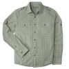 Michael Kors Men's Plaid Shirt with Roll-Up Sleeves