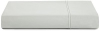Calvin Klein Home Solid Percale Double Row Cord King Flat Sheet, Pale Gray Calvin Klein Home Solid Percale Double Row Cord King Flat Sheet, Pale Gray