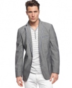 Freshen up your look with this modern blazer from INC International Concepts.
