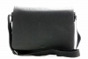 Hugo Boss Buffalo 2 Black 100% Leather Large Crossbody Shoulder Messenger Bag