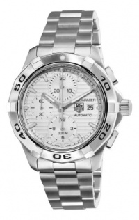 TAG Heuer Men's CAP2111.BA0833 Aquaracer Silver Chronograph Dial Watch