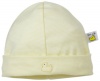 Noa Lily Unisex-Baby Newborn Striped Duck Themed Hat, Yellow/White Stripe, One Size