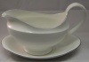 Wedgwood Signet Platinum Gravy Boat W/Underplate