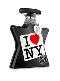 To celebrate the debut of the I Love New York by Bond No. 9 eau de parfum collection, we're offering a limited edition with a detachable silver heart charm on a chain. So here at last is a wearable symbol of your love for the Empire State. Notes of bergamot, muguet, pepper, cocoa, coffee beans, creamy chestnut, patchouli, vanilla, leatherwood and sandalwood. 3.4 oz. To celebrate the debut of the I Love New York by Bond No. 9 eau de parfum collection, we're offering a limited edition with a detachable silver heart charm on a chain. So here at last is a wearable symbol of your love for the Empire State. Notes of bergamot, muguet, pepper, cocoa, coffee beans, creamy chestnut, patchouli, vanilla, leatherwood and sandalwood. 3.4 oz.