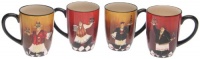 Certified International Bistro 22-Ounce Mug, Set of 4 Assorted Designs Certified International Bistro 22-Ounce Mug, Set of 4 Assorted Designs