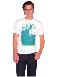 Chaser Mens The Clash Bank Robber Tee - Vintage White - XX Large Chaser Mens The Clash Bank Robber Tee - Vintage White - XX Large