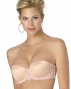 WonderBra Uprising Seamless Strapless Push Up Bra Soft Taupe/Pink 32 B