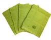 Calphalon 4-Piece Solid Dish Cloth Set, Green Apple