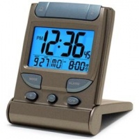 Digital Travel Clock with EL Backlight, Dual Time & Dual Crescendo Alarm with Snooze Digital Travel Clock with EL Backlight, Dual Time & Dual Crescendo Alarm with Snooze
