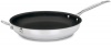 Cuisinart 722-30HNS Chef's Classic Nonstick Stainless 12-Inch Open Skillet with Helper Handle