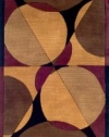 Area Rug 2x12 Runner Contemporary Brown Color - Momeni New Wave Rug from RugPal