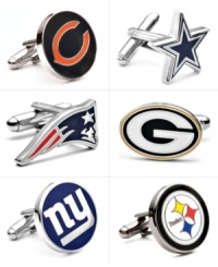 It's football Sunday any day of the week when you are wearing a pair of your favorite team's cufflinks from Cufflinks, Inc. It's football Sunday any day of the week when you are wearing a pair of your favorite team's cufflinks from Cufflinks, Inc.