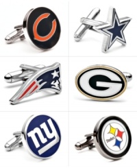 It's football Sunday any day of the week when you are wearing a pair of your favorite team's cufflinks from Cufflinks, Inc.