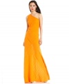 Make a statement entrance in this sweeping RACHEL Rachel Roy sunshine-yellow maxi dress -- pop it with a bright stiletto to complete the look!