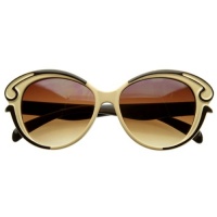 Designer Inspired Butterfly Frame Baroque Style Oversized Fashion Sunglasses Designer Inspired Butterfly Frame Baroque Style Oversized Fashion Sunglasses