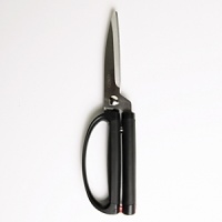 OXO Good Grips All Purpose Scissors are perfect for everything from clipping coupons to snipping flowers. The Scissors spring open for easy cutting, and lock shut for safety. They feature strong stainless steel blades and soft, pressure-absorbing handles. Great for use around the house. Safety lock keeps scissors shut during storage.