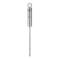 This stainless steel Rösle thermometer is an integral component in Rösle's open kitchen concept. Ideal for small kitchens, attachments hang via hooks on a wall rail with space-saving convenience. This stainless steel Rösle thermometer is an integral component in Rösle's open kitchen concept. Ideal for small kitchens, attachments hang via hooks on a wall rail with space-saving convenience.