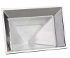 Nambe Pyramid 4-by-6-Inch Photo Frame