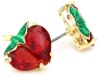Juicy Couture Shoreline Shades Strawberry Gold Stud Earrings