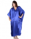 Up2date Fashion Satin Charmeuse Caftans, Five Solid Colors, One Size Plus, Up2date Fashion Style#Caf23