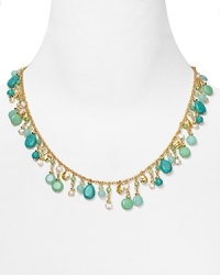 Tap into this season's turquoise trend with this bead-bedecked bracelet from Lauren Ralph Lauren. Boasting delicate multi hued charms, it's a eclectic final touch. Tap into this season's turquoise trend with this bead-bedecked bracelet from Lauren Ralph Lauren. Boasting delicate multi hued charms, it's a eclectic final touch.