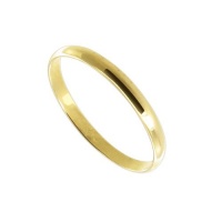 Nickel Free 18 KT Gold Layered Polished Finish 2mm Wide Plain Band Ring Nickel Free 18 KT Gold Layered Polished Finish 2mm Wide Plain Band Ring