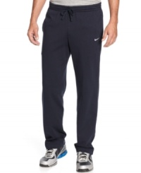 Running, walking or just hanging out, these pants from Nike keep you comfortable through it all. Running, walking or just hanging out, these pants from Nike keep you comfortable through it all.