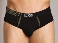 HUGO BOSS Men's Solid Cotton Modal Mini Brief