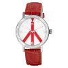 Love Peace and Hope Midsize LPE101 Time for Peace Crystals Accented Watch