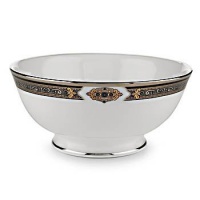 Lenox Vintage Jewel Platinum Banded Bone China Fruit Bowl Lenox Vintage Jewel Platinum Banded Bone China Fruit Bowl