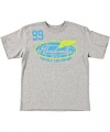 Akademiks Muscle Car Repair T-Shirt (Sizes 8 - 20) - gray, 14 - 16