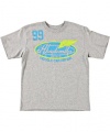 Akademiks Muscle Car Repair T-Shirt (Sizes 8 - 20) - gray, 14 - 16