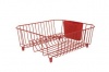 Rubbermaid L3-6008-M5 Antimicrobial Small Dish Drainer, Red