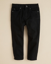 Sleek, slim and totally modern, this color denim jean brings streamlines his everyday wardrobe. Sleek, slim and totally modern, this color denim jean brings streamlines his everyday wardrobe.