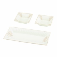 Lenox Butler's Pantry Appetizer Set-Tray with 2 Bowls Lenox Butler's Pantry Appetizer Set-Tray with 2 Bowls