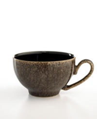 More than meets the eye, Denby's Praline teacup boasts standout durability in addition to style. With a distinct silhouette in casual stoneware and unique speckled glaze. More than meets the eye, Denby's Praline teacup boasts standout durability in addition to style. With a distinct silhouette in casual stoneware and unique speckled glaze.