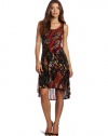 Karen Kane Women's Extended Back Tank Dress, Print, Medium