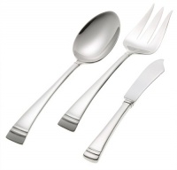 Lenox Federal Platinum 3-Piece Stainless Steel Flatware Serving Set