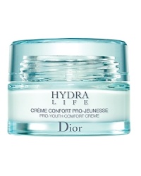 This rich and comforting hydrating crème targets and prevents the first signs of aging. Hydra Life Pro-Youth Comfort Crème delivers intense moisture to the skin's surface, stimulates water circulation between skin layers, instantly rejuvenates and provides a luminous finish to the skin.